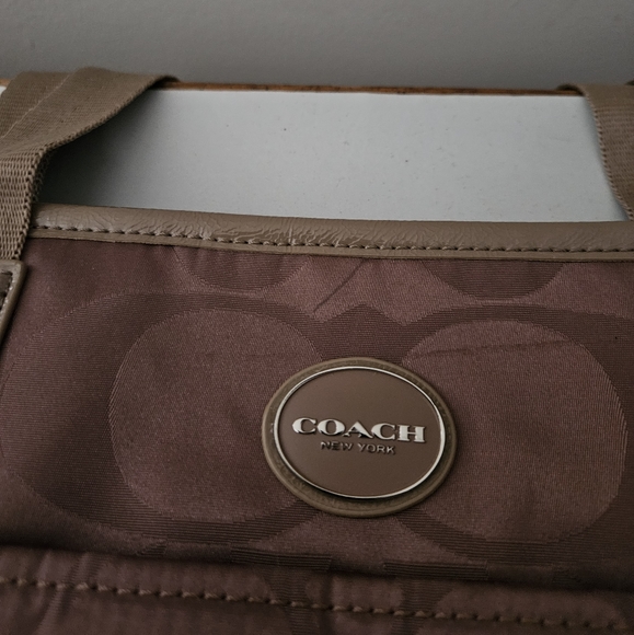 NWOT - Coach Canvas Tote - 14x13x5.5 - Picture 5 of 5